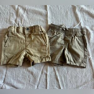 Cat & Jack Tan and Brown Kids Shorts Set